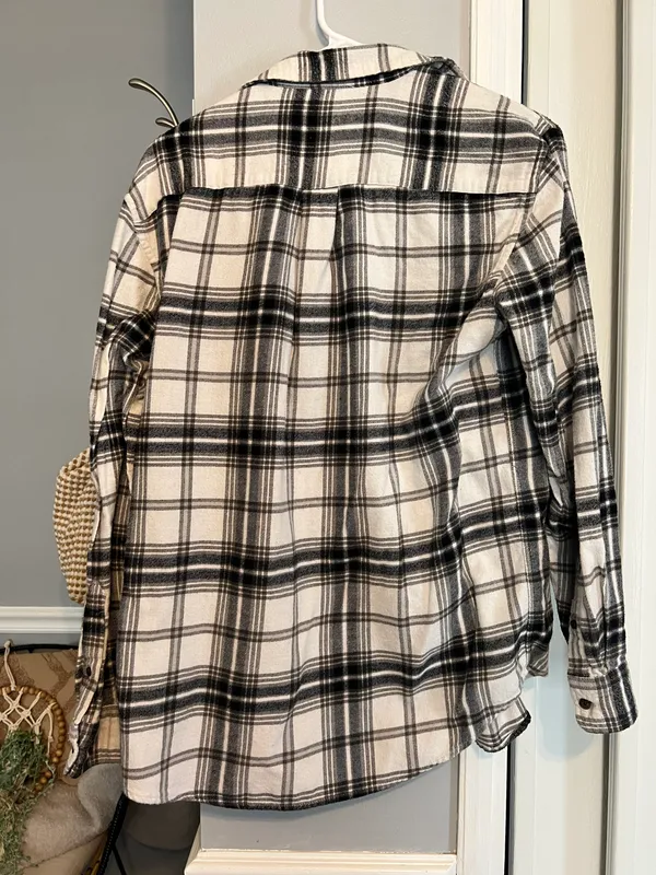Croft & Barrow Black And White Flannel - Image 2
