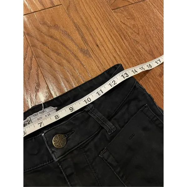 Free People black Pocket front skinny jeans 25 - Image 6