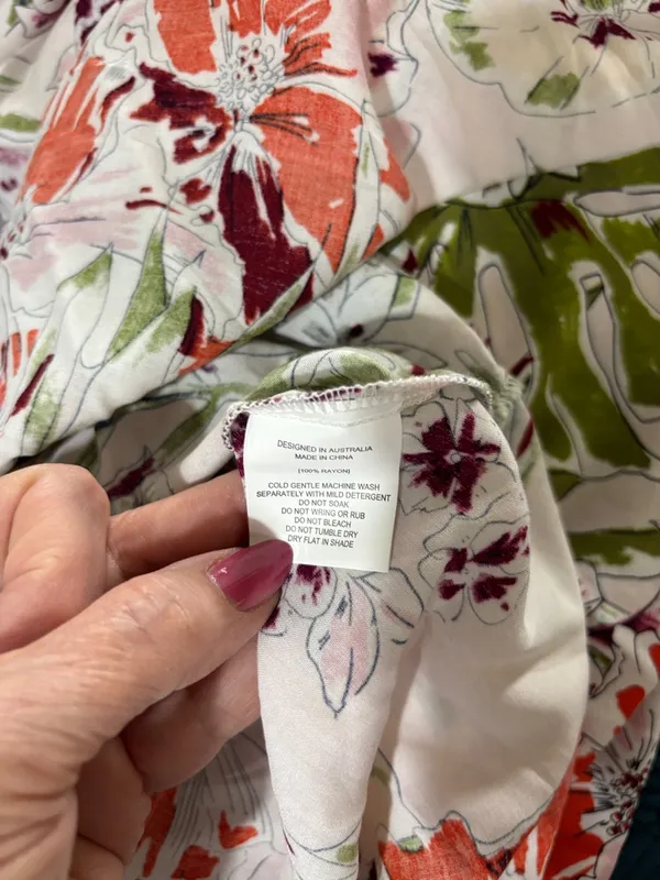 Anthropologie Abel the Label Vienna Floral Halter Maxi Dress L Boho Cottagecore - Image 7