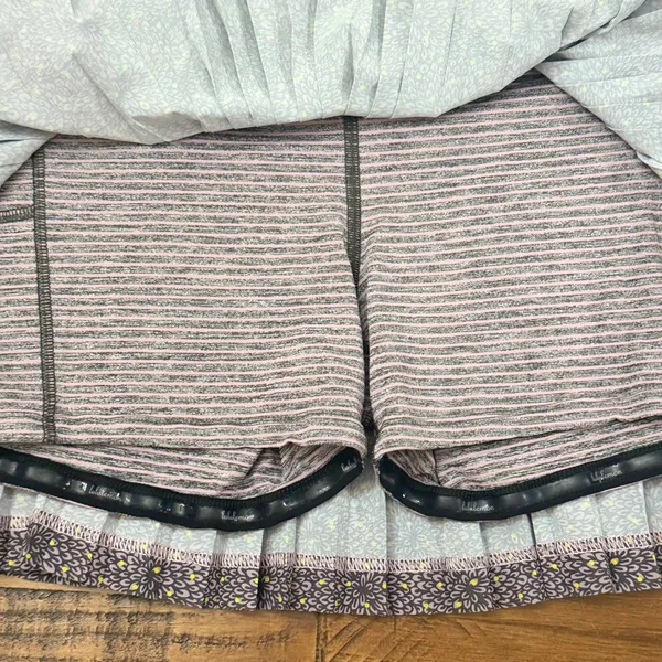 Lululemon‎ Athletica Pleated Tennis Pickleball Skort Skirt Floral Print SZ 8 - Image 6