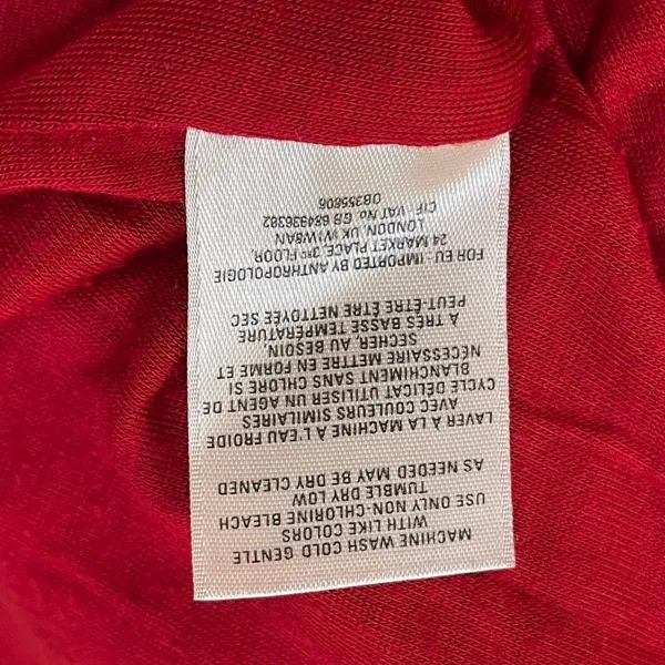 Maeve Anthropologie Womens Medium Splitshade Red Pullover Tulip Dress size M - Image 9
