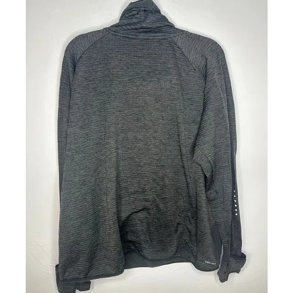 Nike Dri-Fit Running Cowl Neck Pullover Women's Plus Size 3X Gray Athleisure - Image 3
