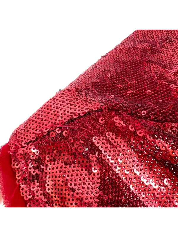 Free People Intimately Time To Shine Glam Red Sequin Mini Slip Dress Size Small - Image 11
