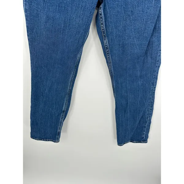 Abercrombie The 90s Slim Straight Ultra High Rise Denim Jeans Women 28/6 Curve‎ - Image 3