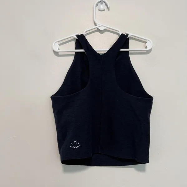 Beyond Yoga‎ Navy Spacedye Longline Sports Bra Crop Top Size XXS - Image 2