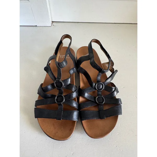 Dansko Jolene Black Gladiator Sandals Size‎ 39 (8.5-9) - Image 2