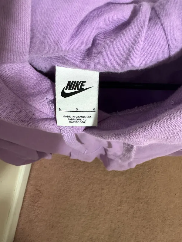Nike Hoodie Purple - Image 3
