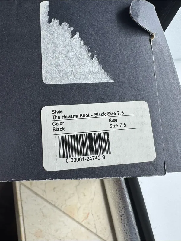 NEW Everlane‎ The Havana Boot Black Leather Size 7.5 Neutral Western Minimalist - Image 6