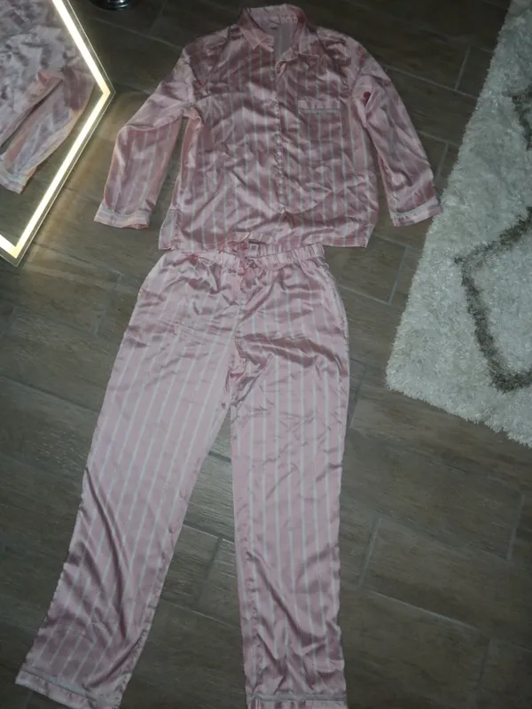 Victoria’s Secret Pink striped satin pajamas - Image 2