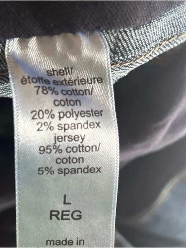 EUC Maurices Maternity Dark Blue Stretch Denim Jeggings with Overband - Image 9