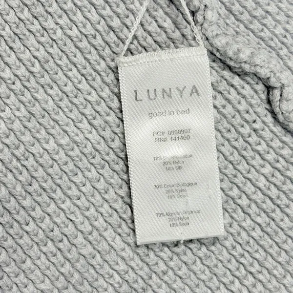 Lunya Sweater Silk Organic Cotton XS/S Quiet Luxury‎ Scandinavian Coastal - Image 7