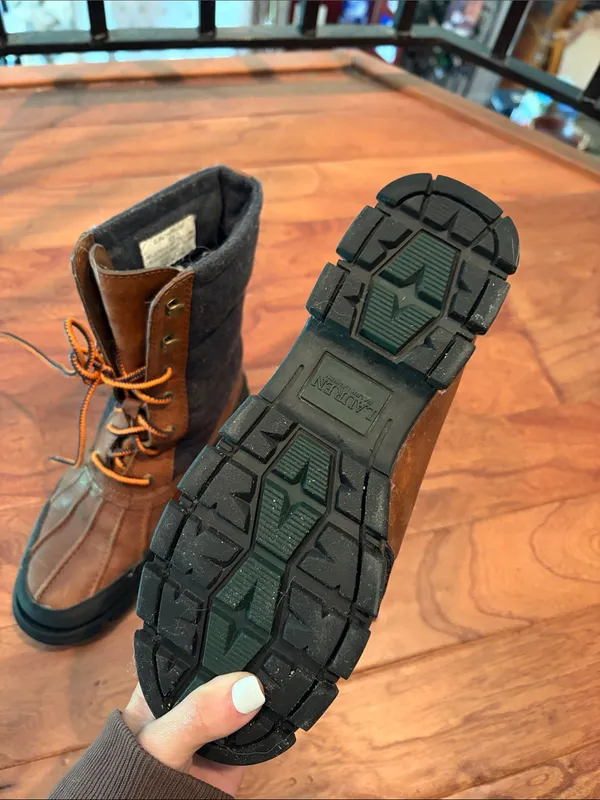 Lauren Ralph Lauren Quinlyn Lace-Up Snow Boots Size 6.5 B - Image 8