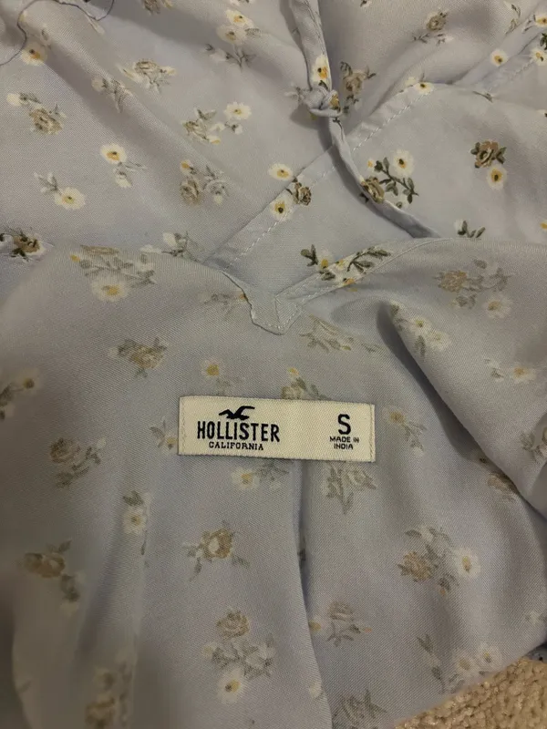 Hollister Tank Top Floral Blue - Image 3