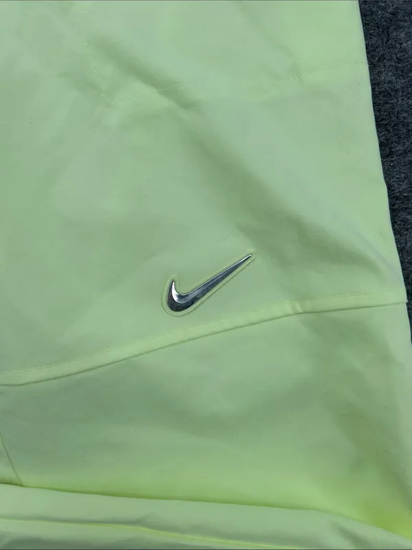 Nike Women's Sportswear Woven Pants in a bright neon green/yellow XS - Image 6