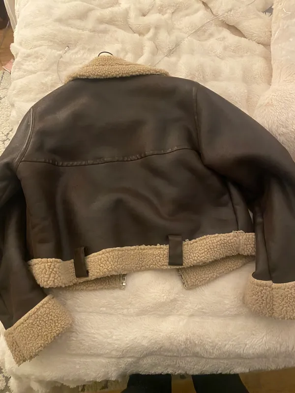 Leather Brown Jacket - Image 2