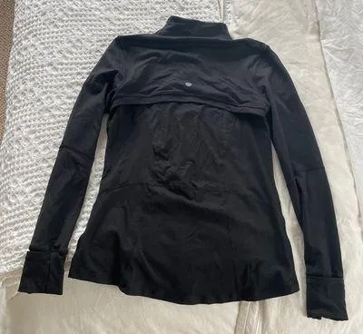 Athletic Zip Up Jacket Black Size M - Image 3