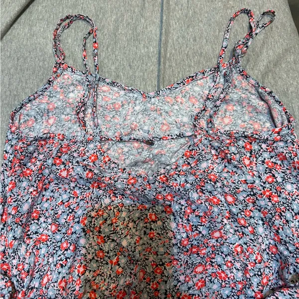 American Eagle floral spaghetti strap top - Image 3