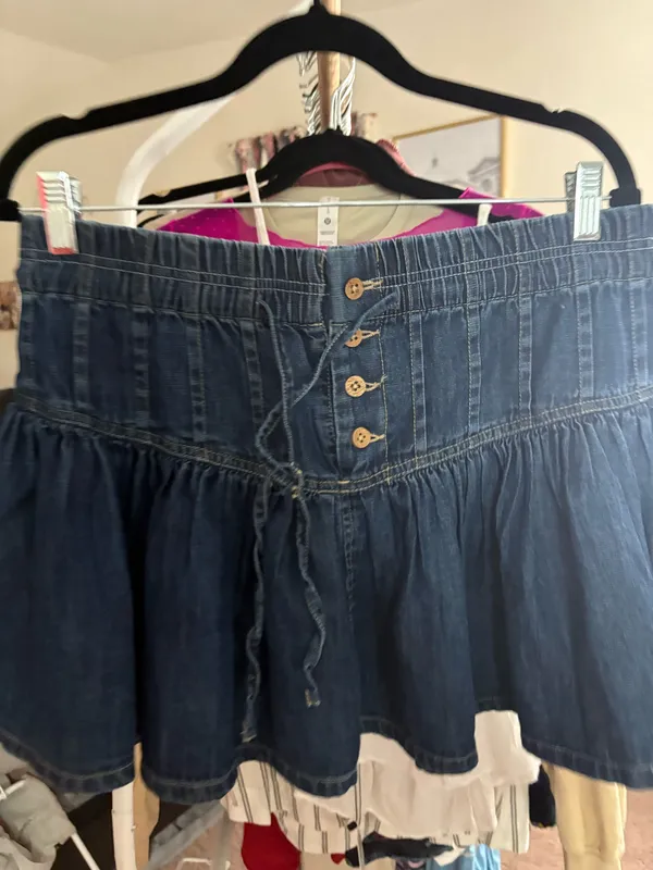 Free People Skirt Denim - Image 2