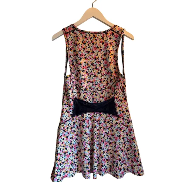 Athleta Floral Court Dress Petite Medium Sleeveless Active Tennis Golf - Image 2