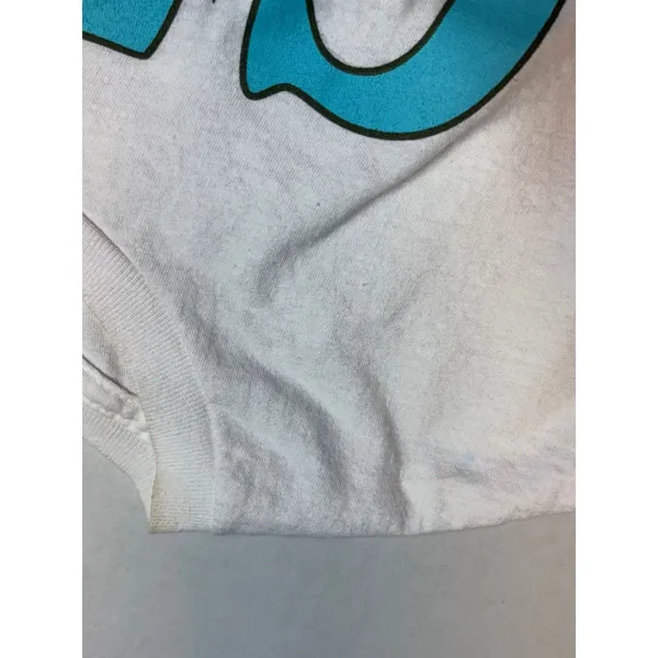Care Bears Retro Graphic T Shirt White Crew Neck Cartoon Tee‎ Size Medium - Image 11