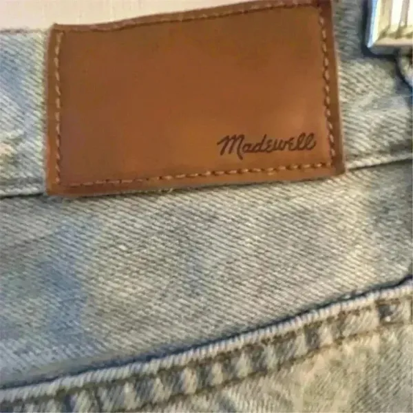Madewell Women's High Rise Straight Jeans Size 28 Blue Denim‎ - Image 3