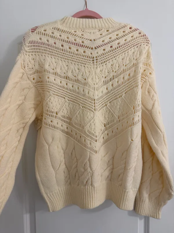 These Three Boutique Cream Sweater - Image 2