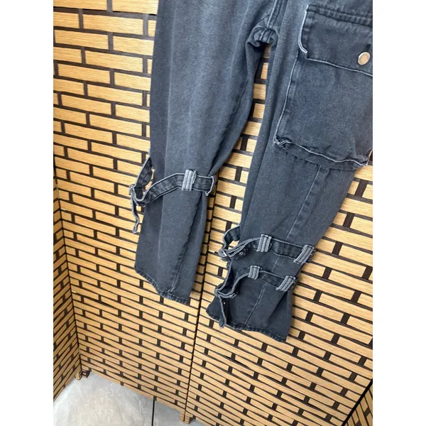 Black Cargo‎ Jeans Size Small - Image 4