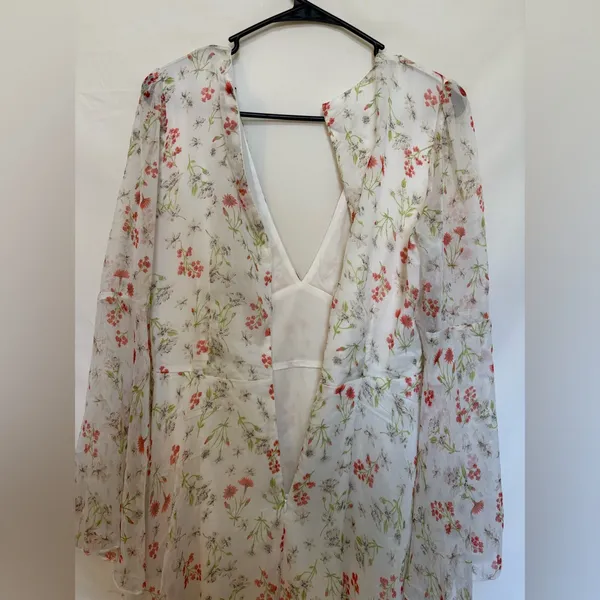 Area Stars Arya Floral Bell‎ Sleeve Dress Size Large - Image 11