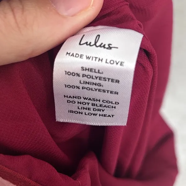 Lulu’s Absolute Romance Burgundy Off-the-Shoulder Maxi Dress Bridesmaid Formal - Image 4