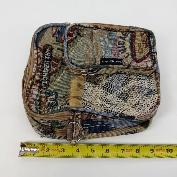 Route 66 Tapestry Mini Crossbody‎ Bag Convertible Shoulder Purse Travel Print - Image 7