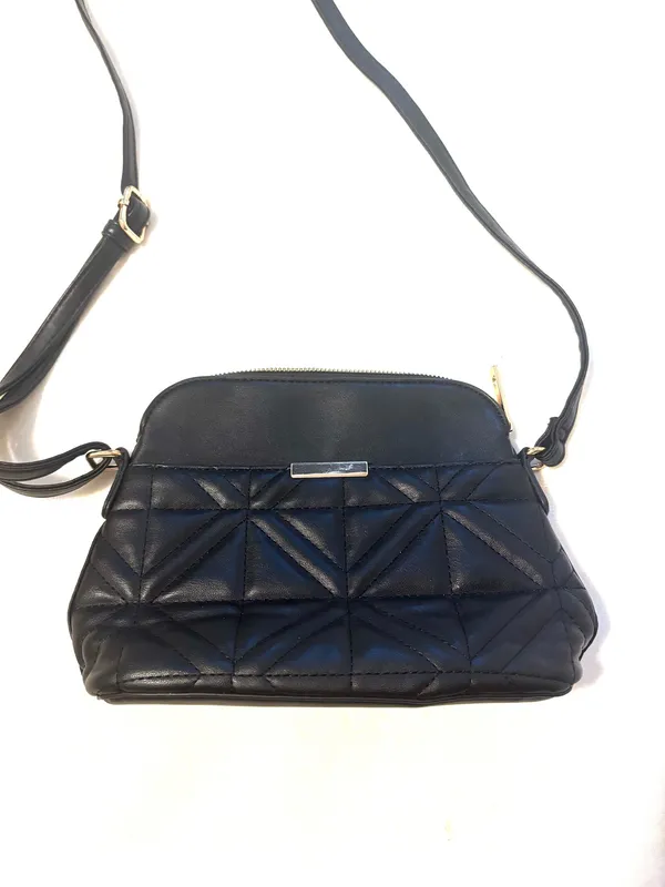 Black faux leather bag - Image 2