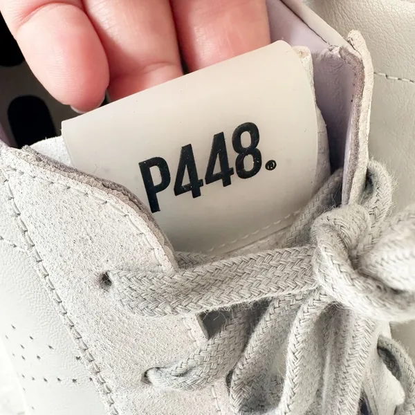 P448 Jack Perforated Sneaker in Gray Lilac - Image 12
