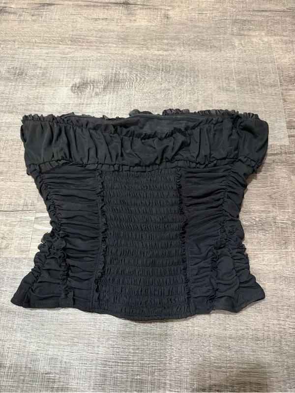 FREE PEOPLE Scottie Solid Tube Top in Black - Image 3