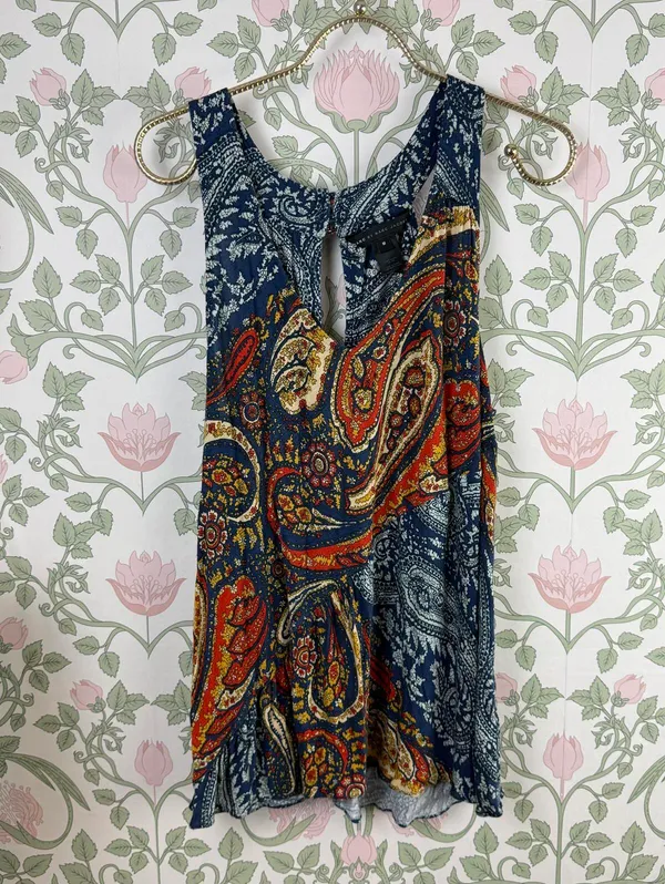 Marc by Marc Jacobs Bohemian Paisley Print Tunic Sleeveless Top - Size - Medium - Image 5