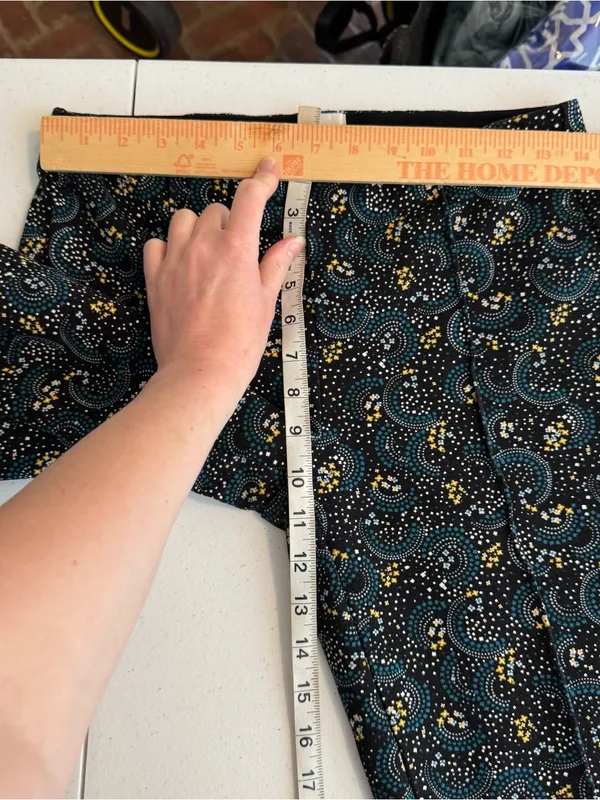 Maeve Anthropologie The Margot Kick Flare Cropped Pants Floral Women’s Small‎ - Image 5