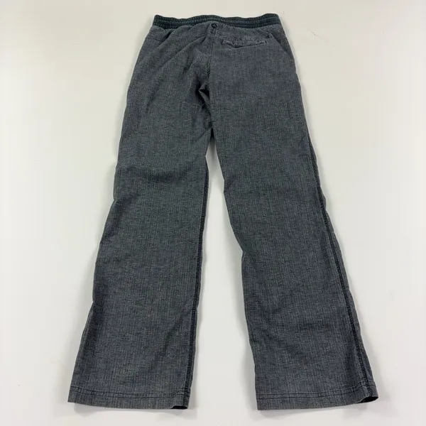 PrAna Pants Womens Small Gray Breathe Drawstring Waist Wide Leg Travel Chino - Image 2