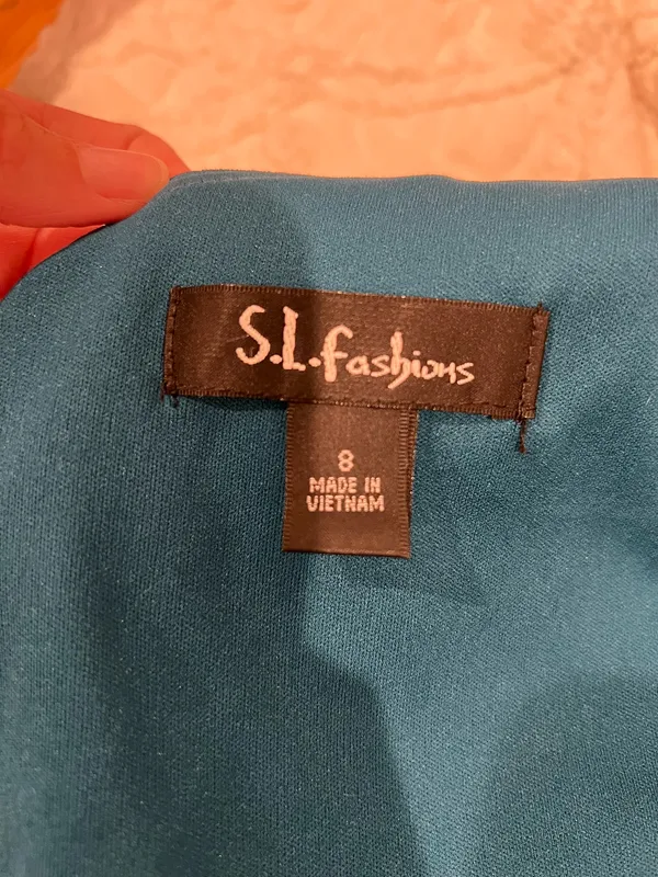SLFasions one shoulder dress Blue Size 8 - Image 3