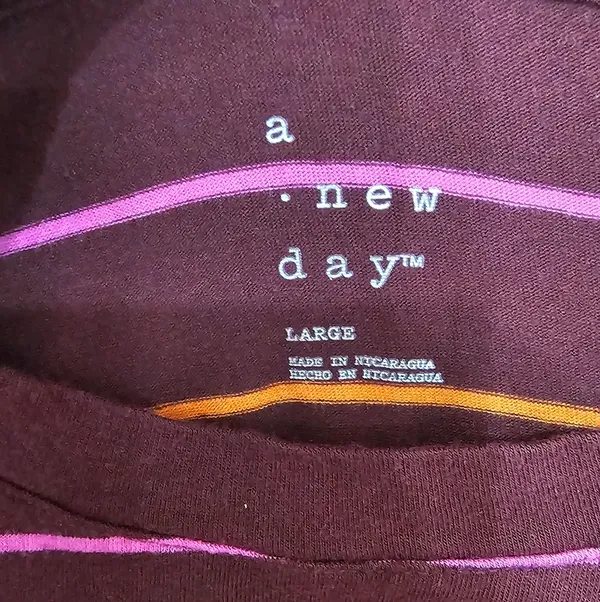 A New Day Striped Shirt Size XXL - Image 2