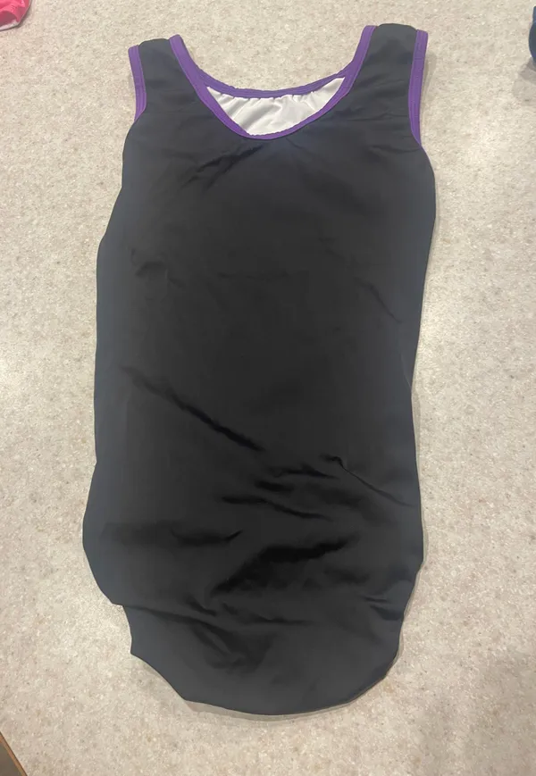 purple gymnastic leotard - Image 2
