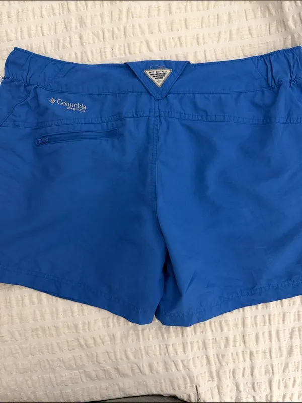 Columbia Bright Blue Women’s Athletic Shorts - Image 4