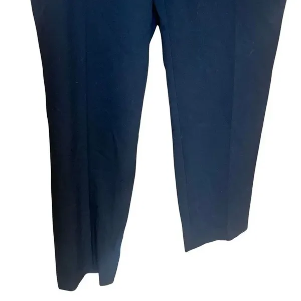 Ann Klein Mid-rise Black Pleated Front Dress Pants Straight Sz 6 NEW #778 - Image 2