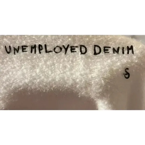 Unemployed Denim‎ Isla Palm Sweatshirt Size Small - Image 2