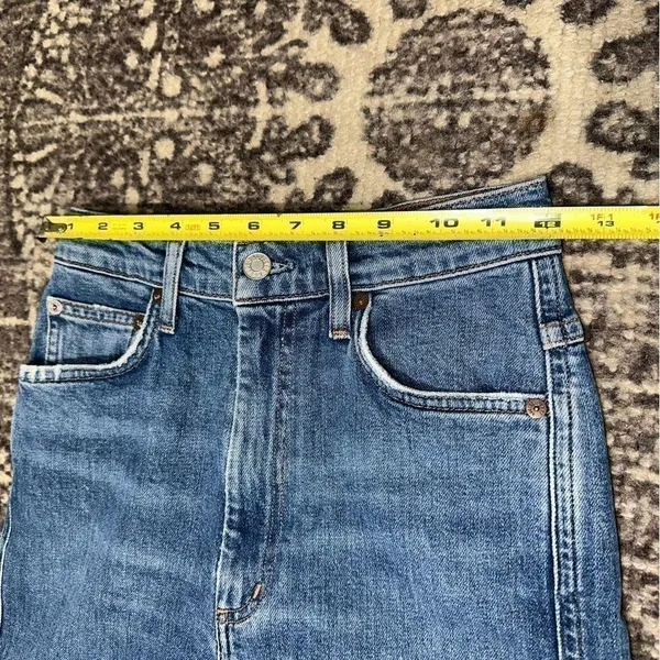 AGOLDE Denim Women’s Size 25 Placebo Blue High Rise Pinch Waist Kick Jeans - Image 12