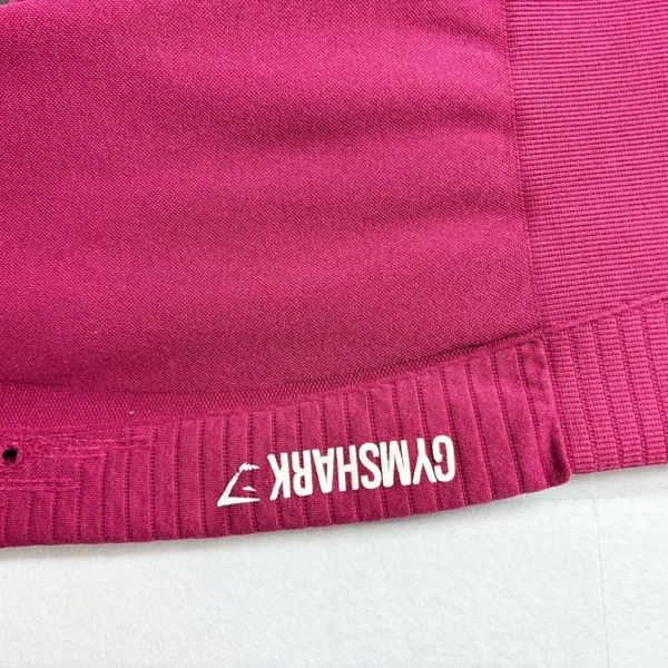 Gymshark Burgundy Performance‎ Leggings Size M - Image 3