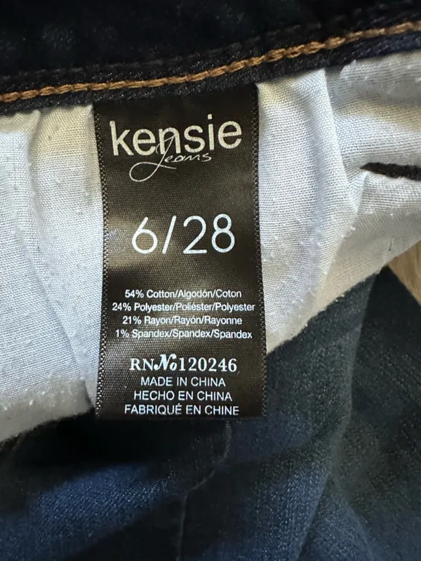 Kensie Women's Dark Blue Boot Cut Jeans - Image 5