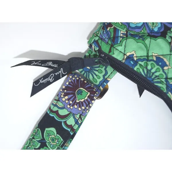 Vera Bradley‎ Blue Rhapsody Paisley Crossbody Blue Green Floral Adjustable Strap - Image 5