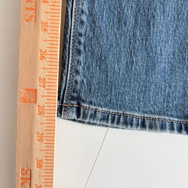 Eunina Olsen‎ Straight Leg Jeans Womens 5/27 Blue Super High Rise Double Knee - Image 7