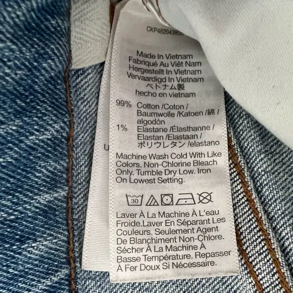 NWT Madewell The '90s Straight Jean 23 broken zipper needs repair/replacement - Image 14