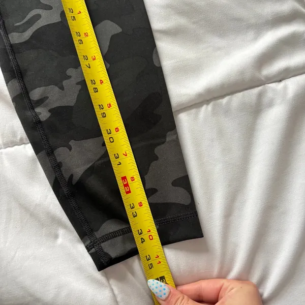 Yogalicious Lux Camo High Waisted Leggings Black Charcoal Camouflage Large - Image 2