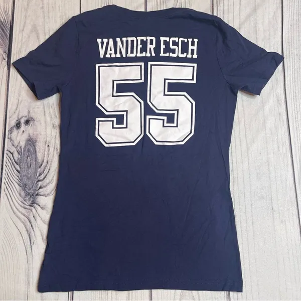 Womens Dallas Cowboys Leighton Vanderesch #55 T Shirt‎ Jersey Size Small - Image 7
